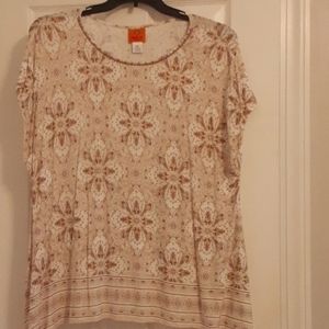 Ruby Rd. Shark Hem Top